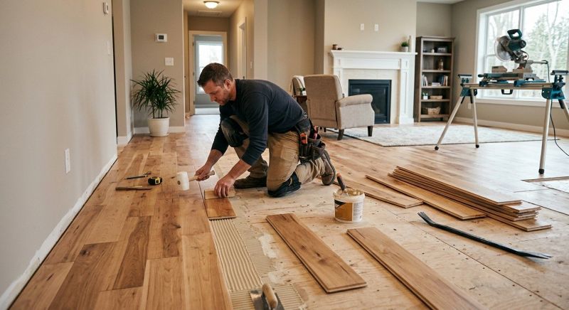 Engineered Wood Installation in Azle, TX