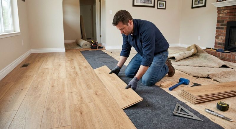 Laminate Floor Remodeling in Azle, TX