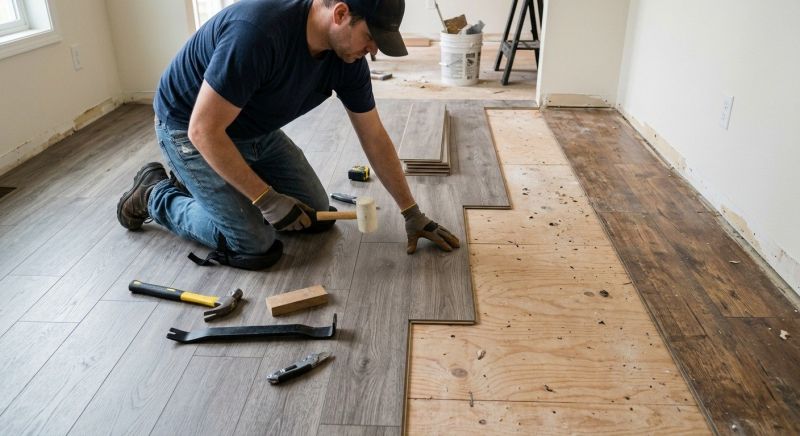 Laminate Floor Replacement in Tarrant County, TX