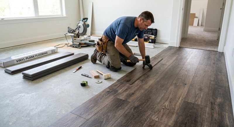 Linoleum Floor Installation in Bedford, TX