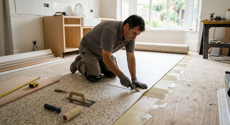 Linoleum Floor Installation in Parker County, TX