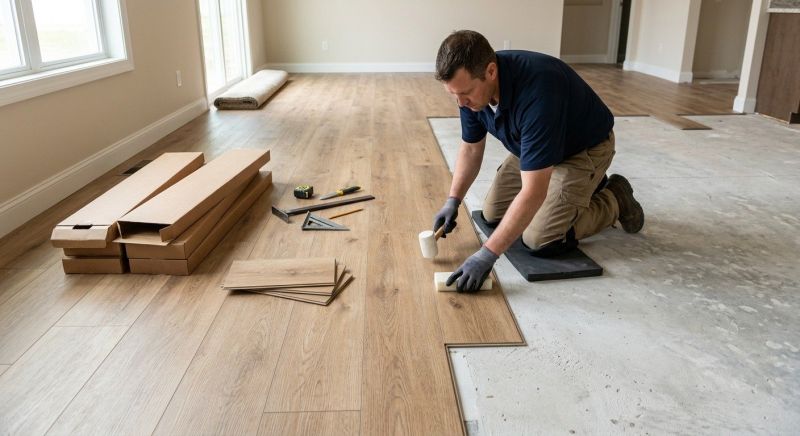 Luxury Vinyl Tile Installation in Bedford, TX