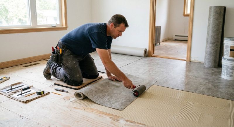 Sheet Flooring Installation in Bedford, TX