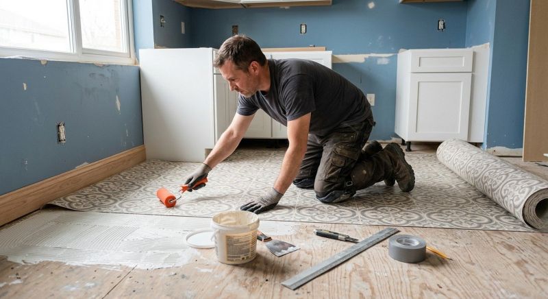 Sheet Flooring Installation in Boyd, TX