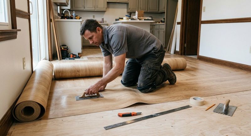 Sheet Flooring Installation in Keller, TX