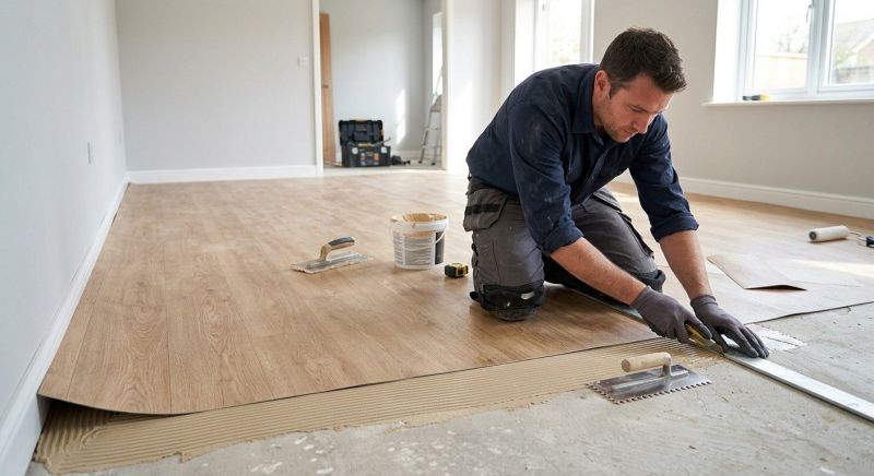 Sheet Flooring Installation in Rhome, TX