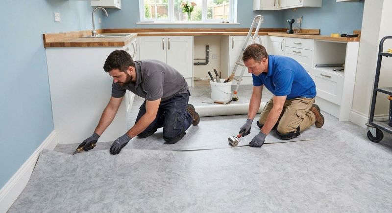Sheet Linoleum Installation in Azle, TX