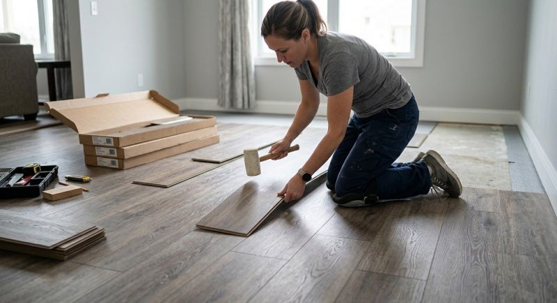 Vinyl Plank Floor Installation in Azle, TX