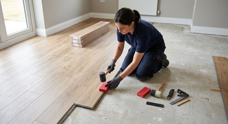 Vinyl Plank Floor Installation in Azle, TX