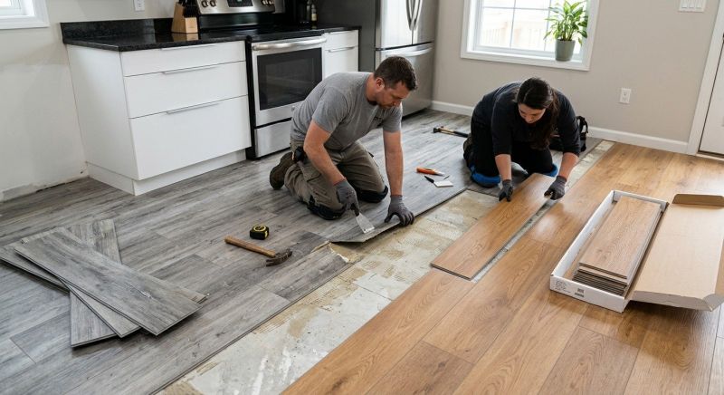 Vinyl Tile Replacement in Azle, TX