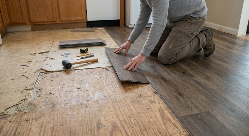 Vinyl Tile Replacement in Azle, TX